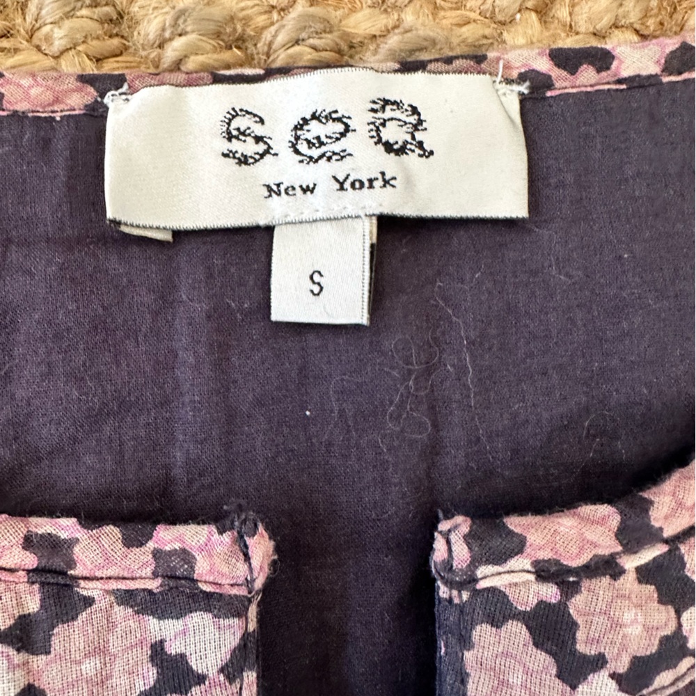 SEA LILAC MARGO QUILTED BLOUSE SIZE SMALL - Picture 7 of 9